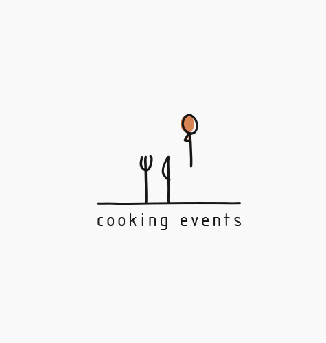 Rejected Works / cooking events / Logoentwurf